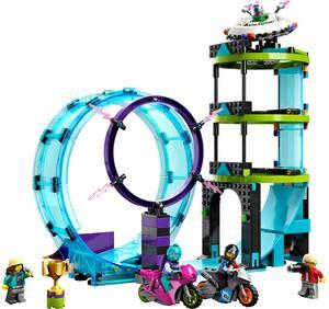 international version city Series 60361 Ultimate Stunt Riders Challenge Number of parts 385 Suitable for age 7+ toy building blocks