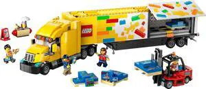 international version city Series 60440 Yellow Delivery Truck Number of parts 1061 Suitable for age 8+ toy building blocks