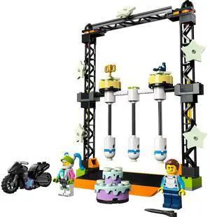 international version city Series 60341 The Knockdown Stunt Challenge Number of parts 117 Suitable for age 5+ toy building blocks