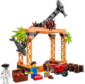 international version city Series 60342 The Shark Attack Stunt Challenge Number of parts 122 Suitable for age 5+ toy building blocks
