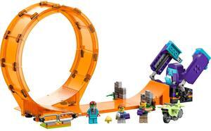 international version city Series 60338 Smashing Chimpanzee Stunt Loop Number of parts 226 Suitable for age 7+ toy building blocks