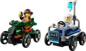 international version city Series 60459 Airplane vs. Hospital Bed Race Car Pack Number of parts 70 Suitable for age 5+ toy building blocks
