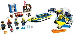 international version city Series 60355 Water Police Detective Missions Number of parts 278 Suitable for age 6+ toy building blocks