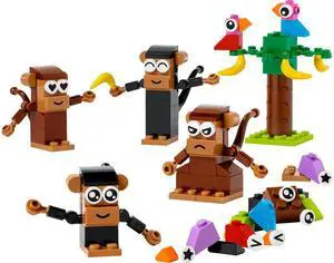 international version Classic Series 11031 Creative Monkey Fun Number of parts 135 Suitable for age 5+ toy building blocks