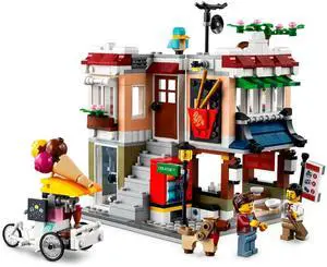 international version Creator Series 31131 Downtown Noodle Shop Number of parts 569 Suitable for age 8+ toy building blocks