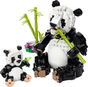 international version Creator Series 31165 Wild Animals: Panda Family Number of parts 626 Suitable for age 8+ toy building blocks