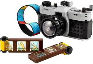 international version Creator Series 31147 Retro Camera Number of parts 261 Suitable for age 8+ toy building blocks