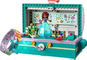 international version Disney Series 43229 Ariel's Treasure Chest Number of parts 370 Suitable for age 6+ toy building blocks