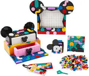 international version Disney Series 41964 Mickey Mouse & Minnie Mouse Back-to-School Project Box Number of parts 669 Suitable for age 6+ toy building blocks