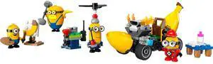 international version Despicable Me and Minion toys Series 75580 Minions and Banana Car Number of parts 136 Suitable for age 6+ toy building blocks