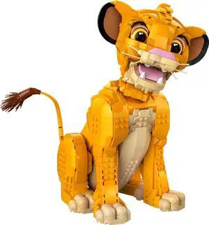 international version Disney Series 43247 Young Simba the Lion King Number of parts 1445 Suitable for age 18+ toy building blocks
