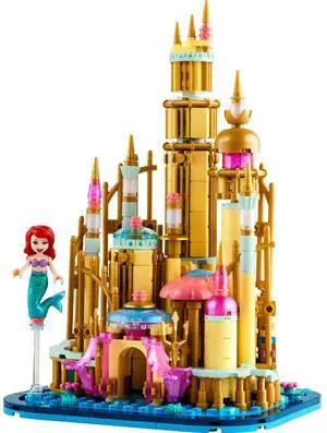 international version Disney Series 40708 Mini Disney Ariel's Castle Number of parts 557 Suitable for age 12+ toy building blocks