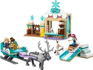 international version Disney Series 43256 Anna's Sleigh Adventure Number of parts 192 Suitable for age 4+ toy building blocks