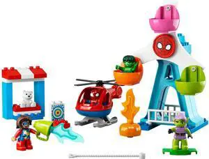 international version duplo Series 10963 Spider-Man & Friends: Funfair Adventure Number of parts 41 Suitable for age 2+ toy building blocks