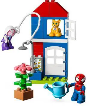 international version duplo Series 10995 Spider-Man's House Number of parts 25 Suitable for age 2+ toy building blocks