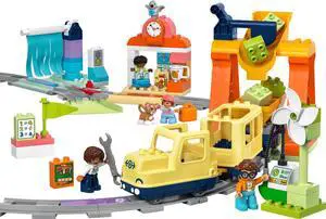 international version duplo Series 10428 Big Interactive Community Train Number of parts 103 Suitable for age 3+ toy building blocks