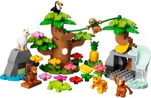 international version duplo Series 10973 Wild Animals of South America Number of parts 71 Suitable for age 2+ toy building blocks