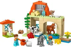 international version duplo Series 10416 Caring for Animals at the Farm Number of parts 74 Suitable for age 2+ toy building blocks