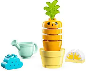 international version duplo Series 10981 Growing Carrot Number of parts 11 Suitable for age 1½+ toy building blocks