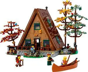 international version Ideas Series 21338 A-Frame Cabin Number of parts 2082 Suitable for age 18+ toy building blocks