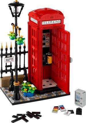 international version Ideas Series 21347 Red London Telephone Box Number of parts 1460 Suitable for age 18+ toy building blocks