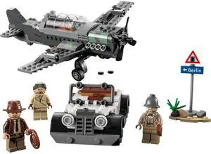 international version indiana jones Series 77012 Fighter Plane Chase Number of parts 387 Suitable for age 8+ toy building blocks
