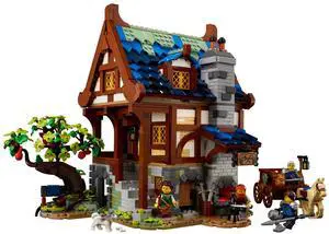 international version Ideas Series 21325 Medieval Blacksmith Number of parts 2164 Suitable for age 18+ toy building blocks