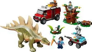 international version jurassic world Series 76965 Dinosaur Missions: Stegosaurus Discovery Number of parts 420 Suitable for age 6+ toy building blocks