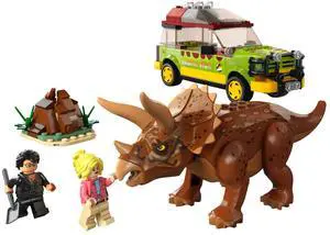 international version jurassic world Series 76959 Triceratops Research Number of parts 281 Suitable for age 8+ toy building blocks