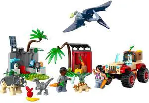 international version jurassic world Series 76963 Baby Dinosaur Rescue Center Number of parts 139 Suitable for age 4+ toy building blocks