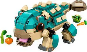 international version jurassic world Series 76962 Baby Bumpy: Ankylosaurus Number of parts 358 Suitable for age 7+ toy building blocks