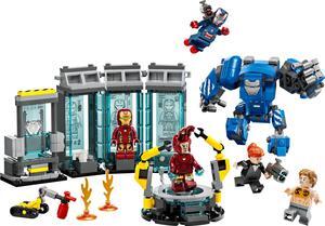 international version marvel Series 76315 Iron Man's Laboratory: Hall of Armor Number of parts 384 Suitable for age 8+ toy building blocks