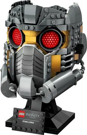 international version marvel Series 76251 Star-Lord's Helmet Number of parts 602 Suitable for age 18+ toy building blocks