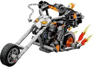 international version marvel Series 76245 Ghost Rider Mech & Bike Number of parts 264 Suitable for age 7+ toy building blocks