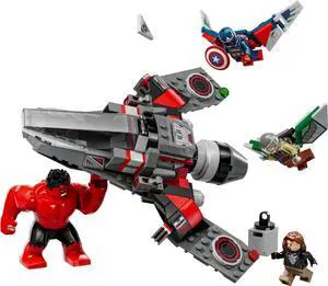 international version marvel Series 76292 Captain America vs. Red Hulk Battle Number of parts 223 Suitable for age 8+ toy building blocks