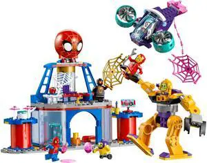 international version marvel Series 10794 Team Spidey Web Spinner Headquarters Number of parts 193 Suitable for age 4+ toy building blocks