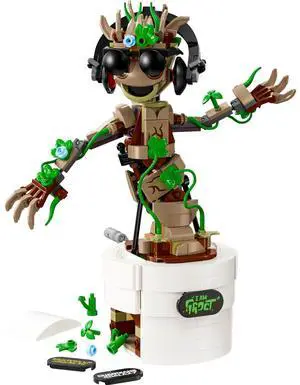 international version marvel Series 76297 Dancing Groot Number of parts 459 Suitable for age 10+ toy building blocks