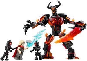 international version marvel Series 76289 Thor vs. Surtur Construction Figure Number of parts 245 Suitable for age 8+ toy building blocks