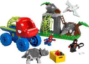 international version marvel Series 11199 Team Spidey Dino Crawler Rescue Number of parts 136 Suitable for age 4+ toy building blocks