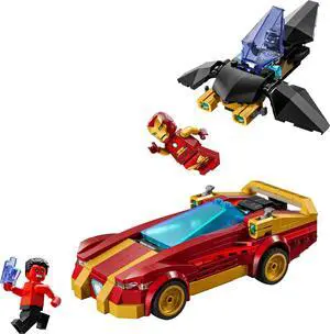 international version marvel Series 76310 Iron Man Car & Black Panther vs. Red Hulk Number of parts 295 Suitable for age 7+ toy building blocks
