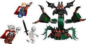 international version marvel Series 76207 Attack on New Asgard Number of parts 159 Suitable for age 7+ toy building blocks