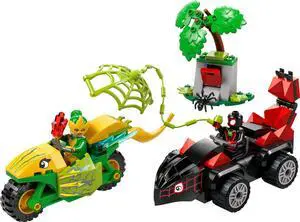 international version marvel Series 11198 Spin and Electro Dinosaur Vehicle Chase Number of parts 124 Suitable for age 4+ toy building blocks