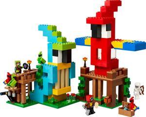 international version minecraft Series 21282 The Parrot Houses Number of parts 535 Suitable for age 8+ toy building blocks