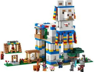 international version minecraft Series 21188 The Llama Village Number of parts 1252 Suitable for age 9+ toy building blocks