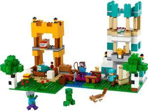 international version minecraft Series 21249 The Crafting Box 4.0 Number of parts 605 Suitable for age 8+ toy building blocks