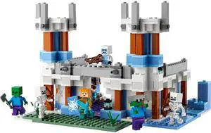 international version minecraft Series 21186 The Ice Castle Number of parts 499 Suitable for age 8+ toy building blocks