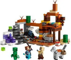 international version minecraft Series 21263 The Badlands Mineshaft Number of parts 538 Suitable for age 8+ toy building blocks