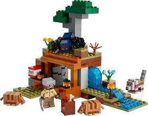 international version minecraft Series 21269 The Armadillo Mine Expedition Number of parts 247 Suitable for age 8+ toy building blocks