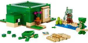 international version minecraft Series 21254 The Turtle Beach House Number of parts 234 Suitable for age 8+ toy building blocks
