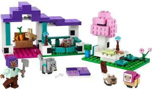 international version minecraft Series 21253 The Animal Sanctuary Number of parts 206 Suitable for age 7+ toy building blocks